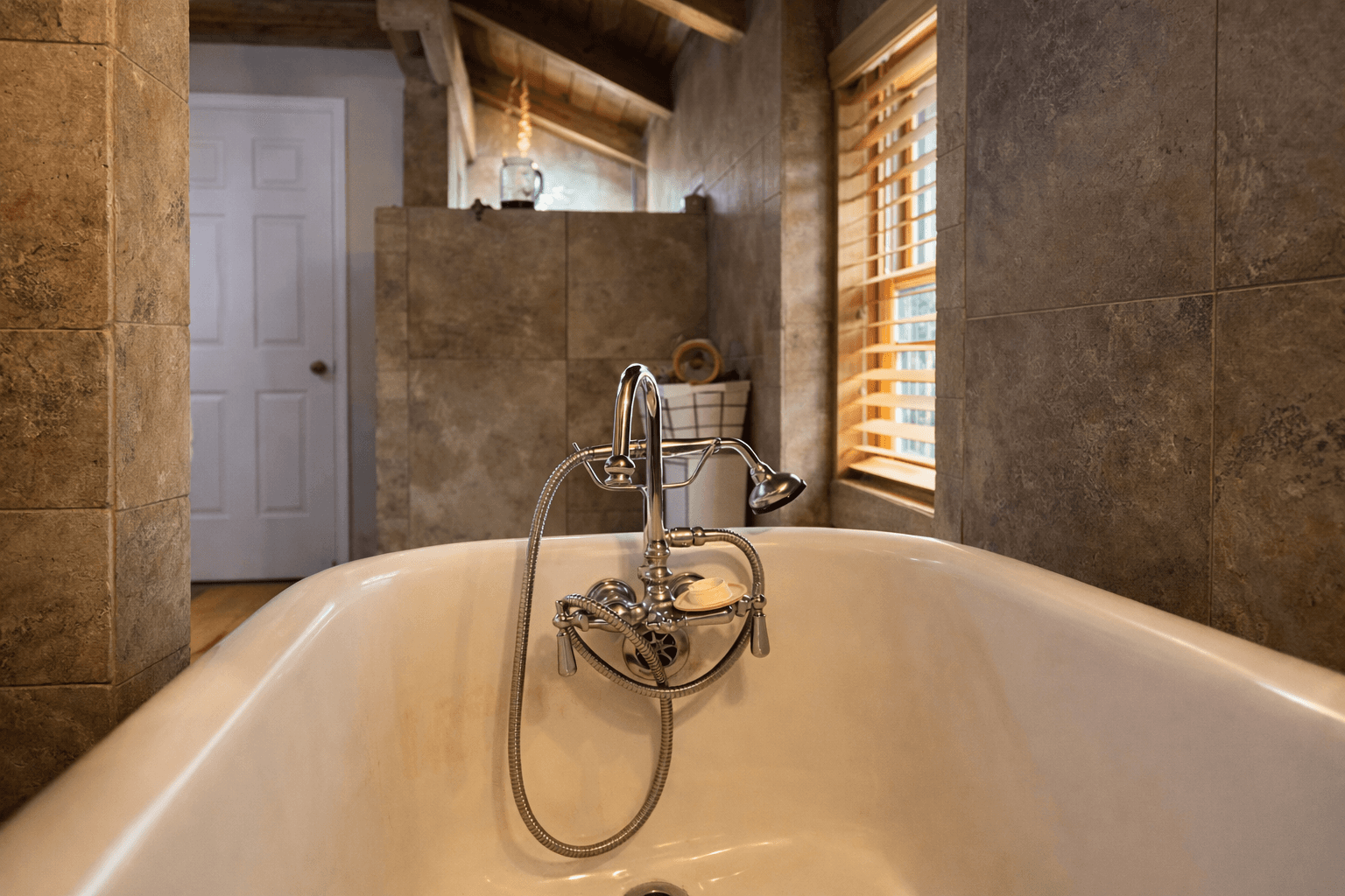 Second bathroom with elegant fixtures